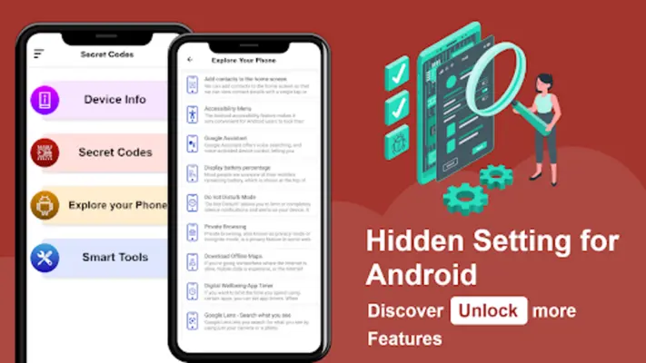 All Secret Codes for Android android App screenshot 1